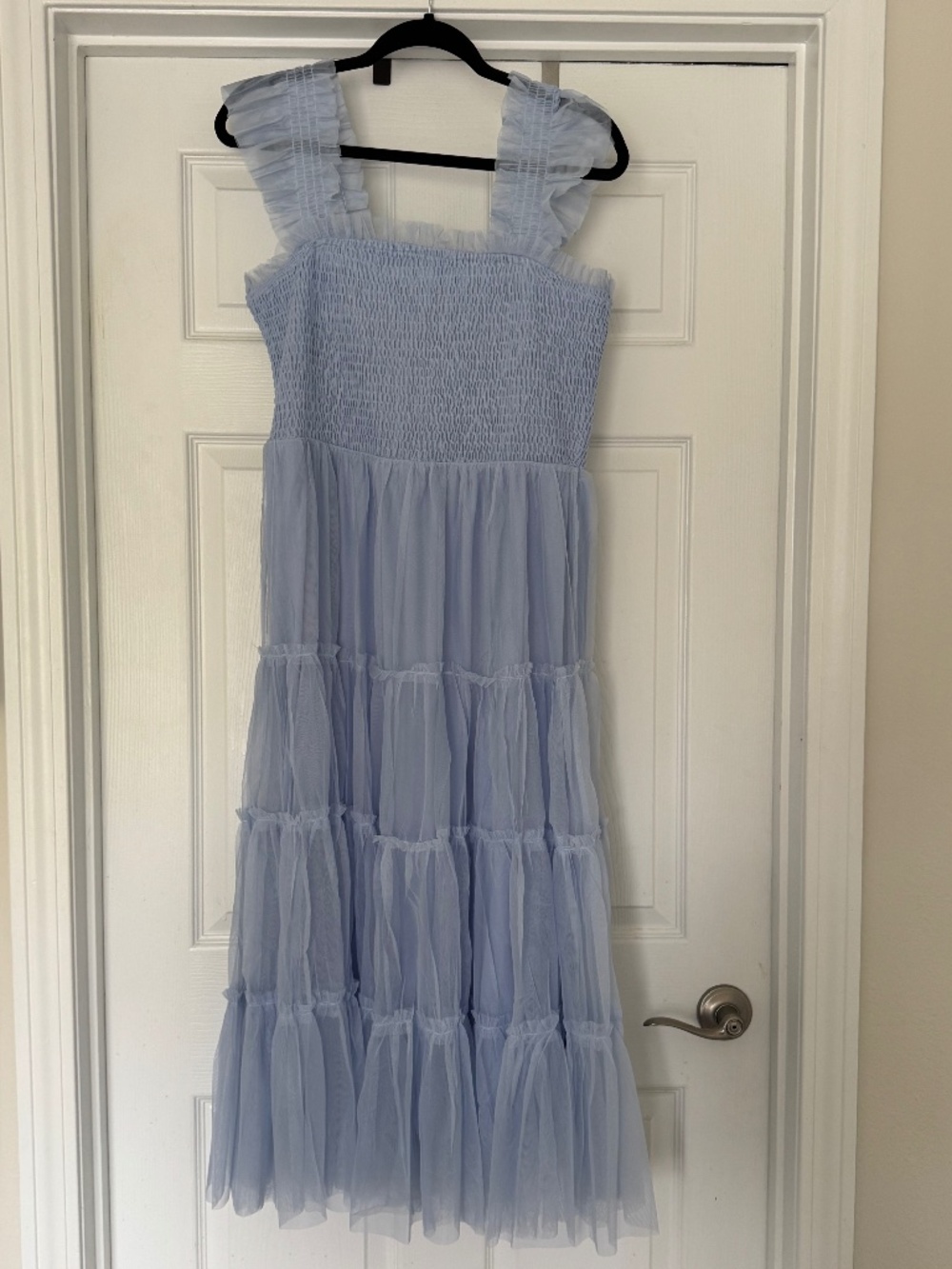 New with tags light blue tuille midi dress Baltic Born